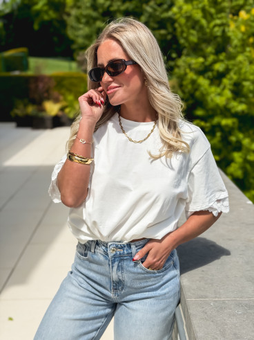 T-shirt Abelina - Blanc