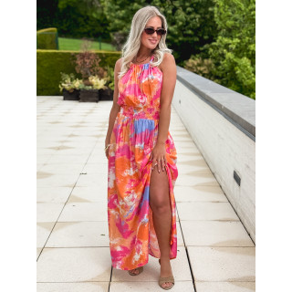 Robe longue Alina - Multicolore