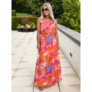 Robe longue Alina - Multicolore