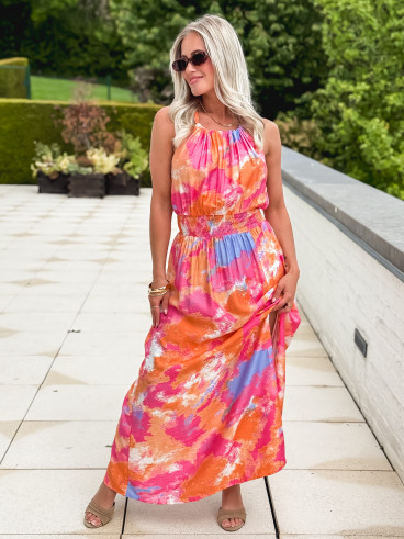 Robe longue Alina - Multicolore Robe longue Alina - Multicolore