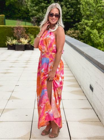 Robe longue Alina - Multicolore Robe longue Alina - Multicolore