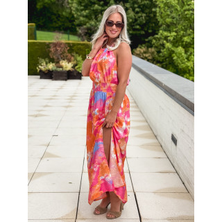 Robe longue Alina - Multicolore