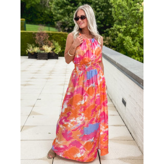 Robe longue Alina - Multicolore