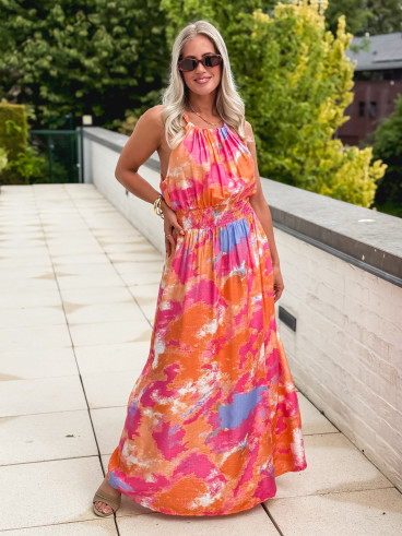 Robe longue Alina - Multicolore Robe longue Alina - Multicolore