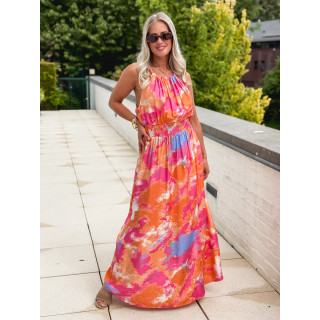 Robe longue Alina - Multicolore