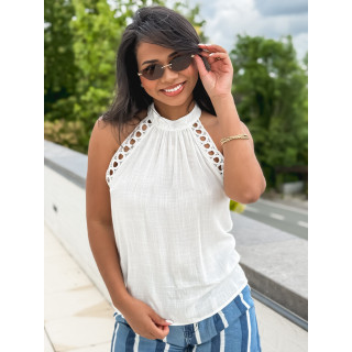 Blouse Vickie - Blanc