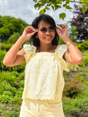Blouse Camellia - Jaune