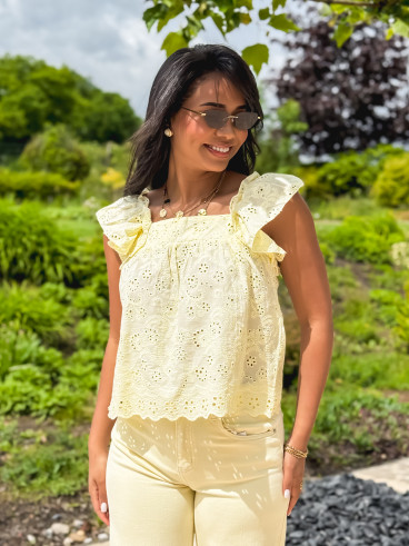 Blouse Camellia - Jaune