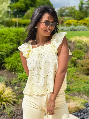 Blouse Camellia - Jaune