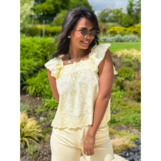 Blouse Camellia - Jaune