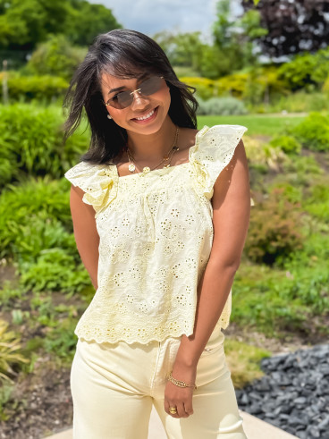 Blouse Camellia - Jaune
