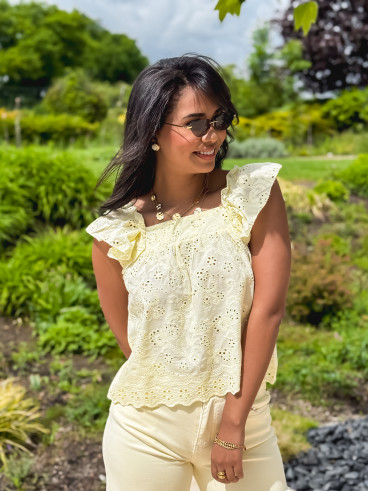 Blouse Camellia - Jaune