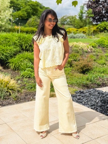 Blouse Camellia - Jaune