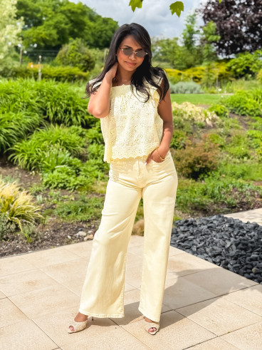 Jeans Selma - Jaune beurre