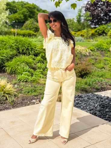 Jeans Selma - Jaune beurre