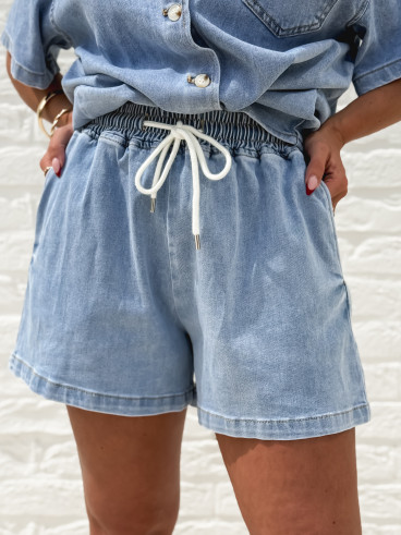 Short en jeans Keylina - Bleu Short en jeans Keylina - Bleu