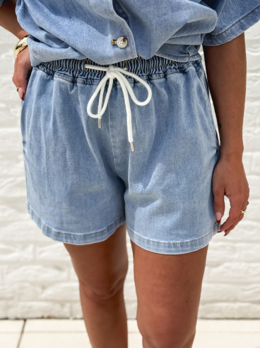 Short en jeans Keylina - Bleu Short en jeans Keylina - Bleu
