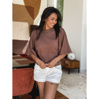 T-shirt Zoélane - Chocolat