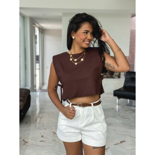 Blouse Cosima - Chocolat
