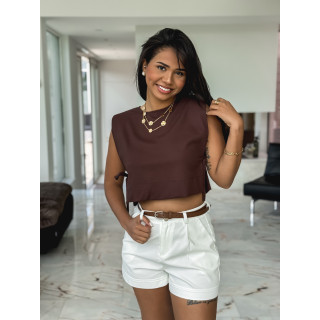 Blouse Cosima - Chocolat