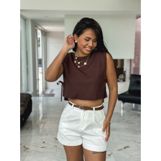 Blouse Cosima - Chocolat