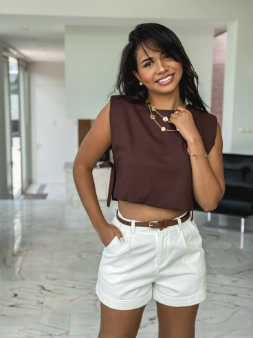 Blouse Cosima - Chocolat Blouse Cosima - Chocolat
