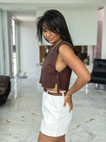 Blouse Cosima - Chocolat Blouse Cosima - Chocolat