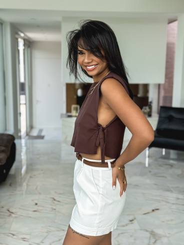 Blouse Cosima - Chocolat Blouse Cosima - Chocolat