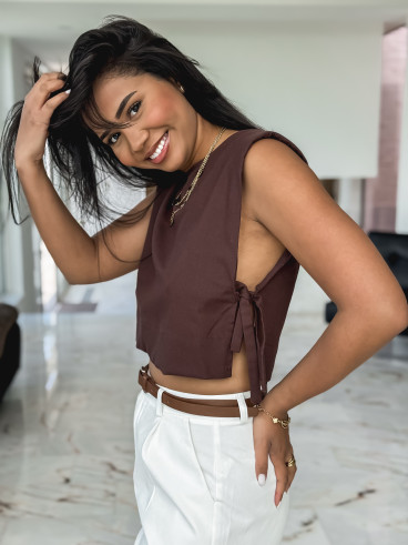 Blouse Cosima - Chocolat Blouse Cosima - Chocolat