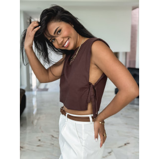 Blouse Cosima - Chocolat