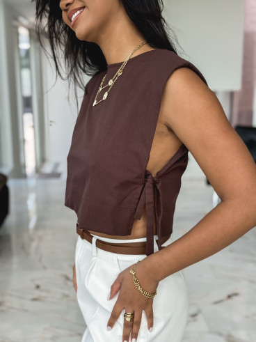 Blouse Cosima - Chocolat Blouse Cosima - Chocolat
