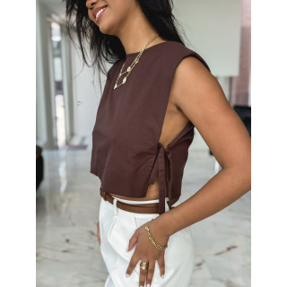 Blouse Cosima - Chocolat