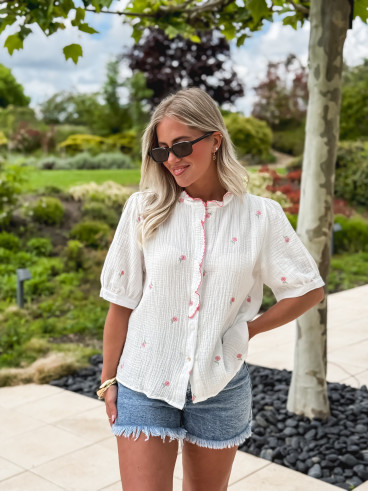 Chemise Dahlia - Blanc