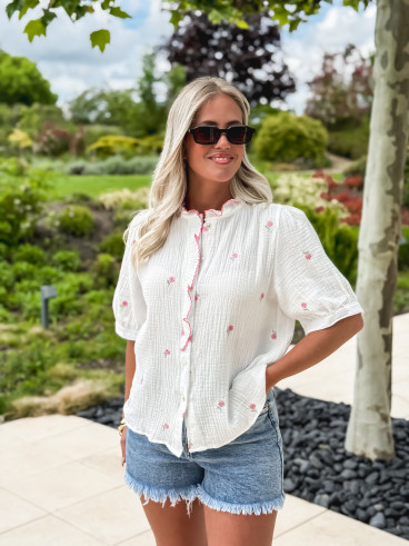 Chemise Dahlia - Blanc