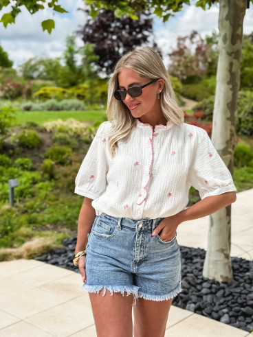 Chemise Dahlia - Blanc