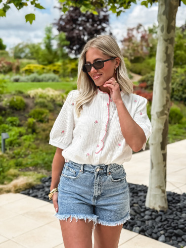 Chemise Dahlia - Blanc