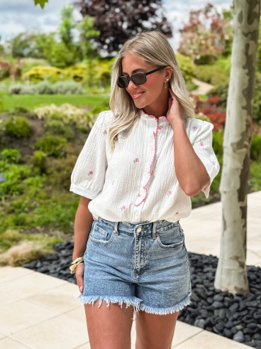 Chemise Dahlia - Blanc