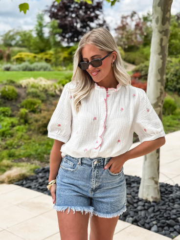 Chemise Dahlia - Blanc
