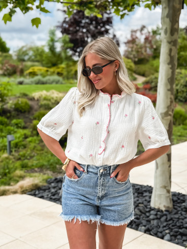 Chemise Dahlia - Blanc