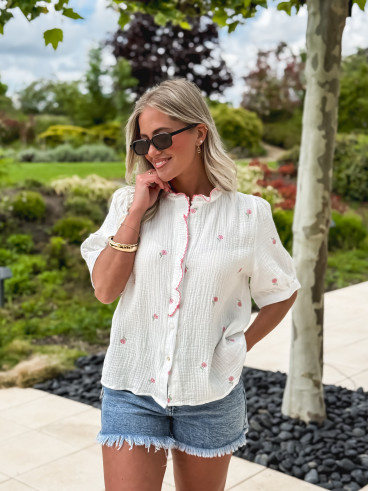 Chemise Dahlia - Blanc
