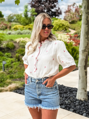 Chemise Dahlia - Blanc