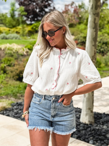 Chemise Dahlia - Blanc