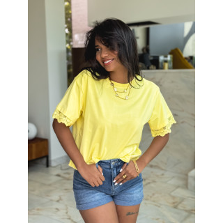 T-shirt Abelina - Jaune