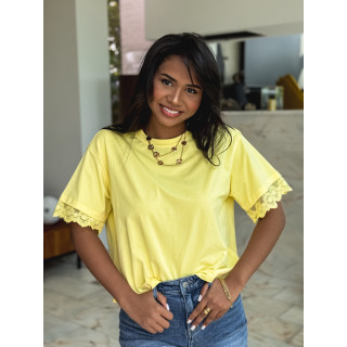 T-shirt Abelina - Jaune