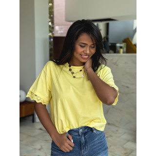 T-shirt Abelina - Jaune