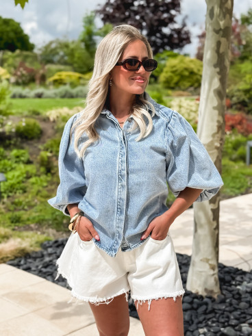 Chemise en jeans Bastia - Bleu