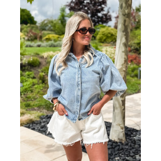 Chemise en jeans Bastia - Bleu