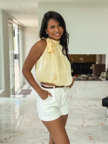 Blouse Adrianna - Jaune