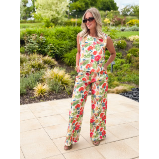 Pantalon à motifs Taliyah - Multicolore