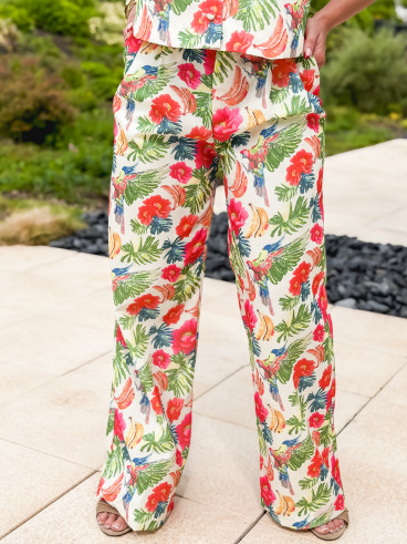 Pantalon à motifs Taliyah - Multicolore